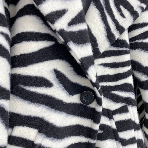 RACHEL RACHEL ROY Water Repellent Zebra Coat NWT - Picture 10 of 14